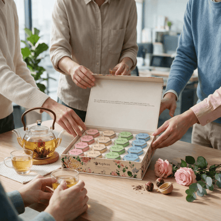 Kupteas Artisan Blooming Tea Gift Set